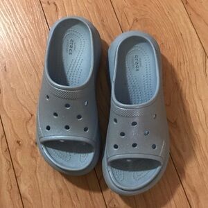 CROCS Light Blue Slip-On Sandals